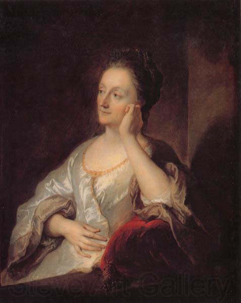 Jean-Francois De Troy The Artist s Wife,jeanne